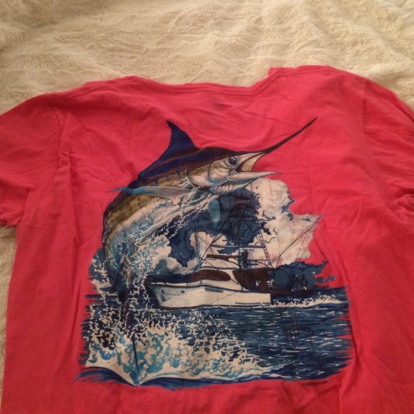 Pink Guy Harvey t shirt