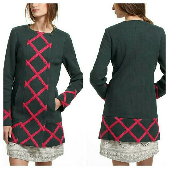 Anthropologie Jackets & Blazers - Tamarisk Lattice Coat