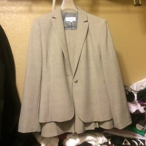 Calvin Klein skirt suit