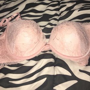 Blush Victoria's Secret Push Up Plunge Bra