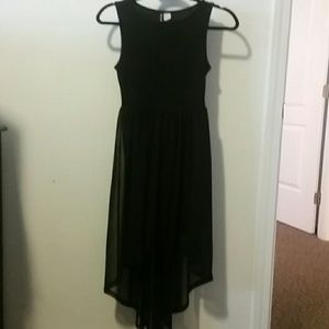 Back high low dress
