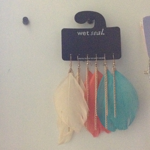 Wet seal earrings