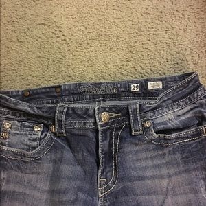 Miss Me jeans. Size 29x regular length. Boot cut.