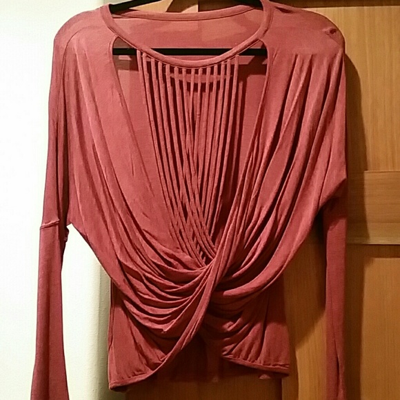 Open back knit top
