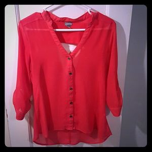Coral color Vanity shirt