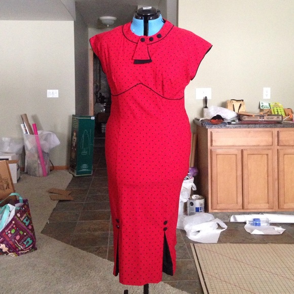 torrid Dresses & Skirts - NWOT black and red polka dot rockabilly dress