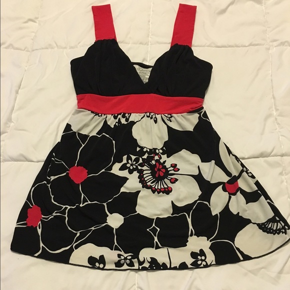 Speechless floral print polyester tank top