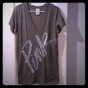 Pink Victoria's Secret shirt