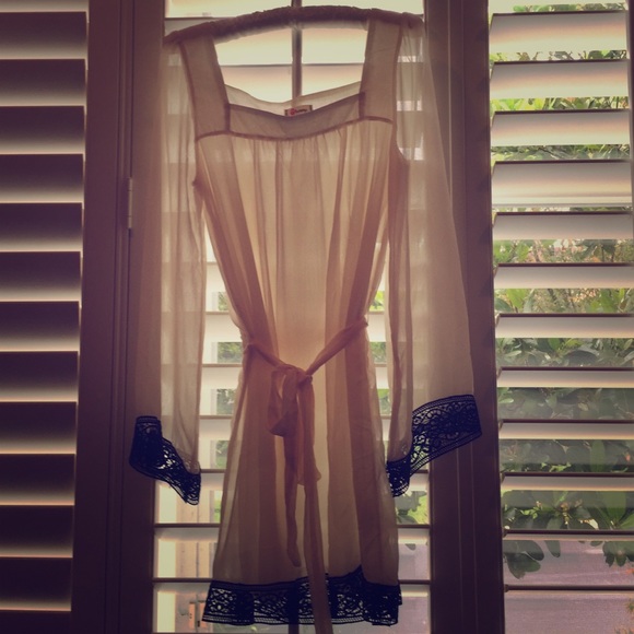 Sheer Belted Dress/Blouse - Picture 1 of 1