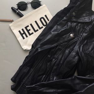 Faux Leather Jacket