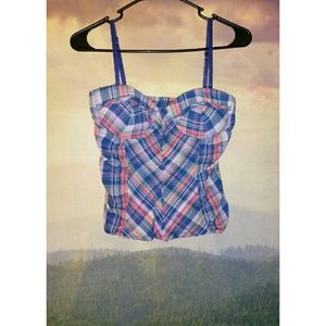 Corset Plaid Shirt