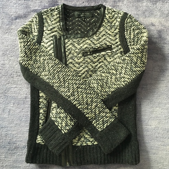 Rah & Bone zipper sweater XS