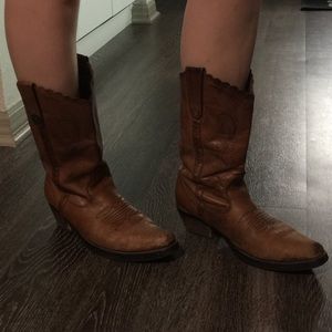 Distressed Cowboy Boots