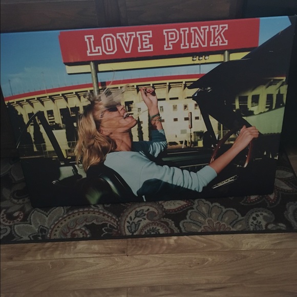 PINK large canvas from store display!!!