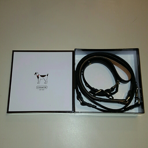 Authentic Coach Dog Leash Set