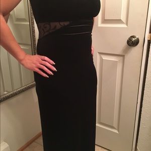 Black long dress