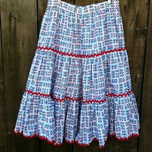 Vintage Raggedy Ann & Andy Tiered Skirt