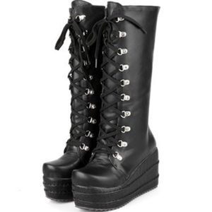 Cheap boots. Goth