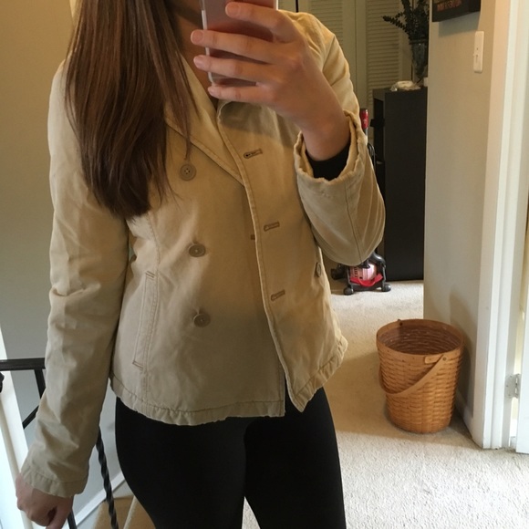 Tan Abercrombie & Fitch Jacket