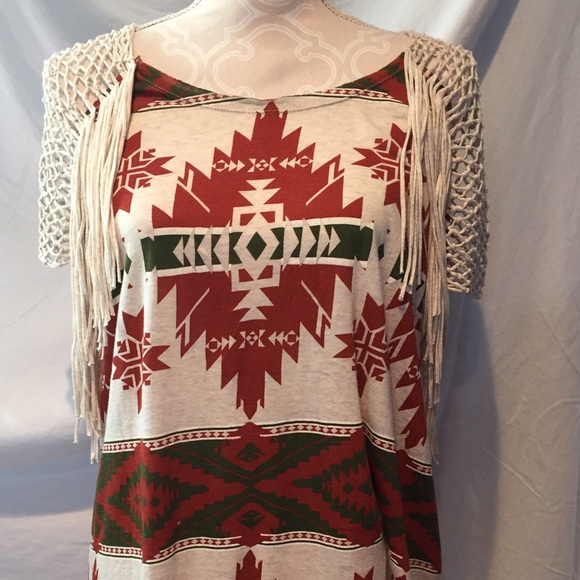 Ralph Lauren Denim & Supply fringe tee - Picture 2 of 4