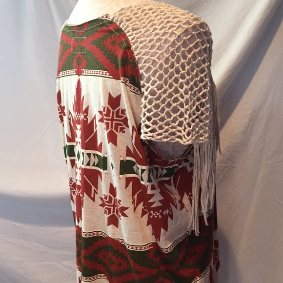 Ralph Lauren Denim & Supply fringe tee - Picture 3 of 4