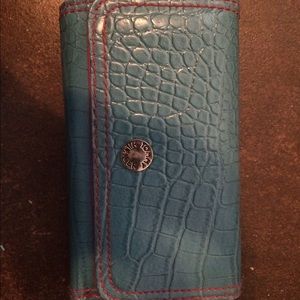 Authentic Tommy Hilfiger blue wallet