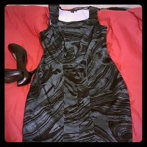 Stylish Black and Grey Party Dress