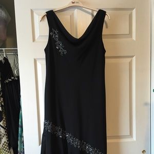 Black cocktail dress