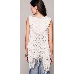 ✨Free People Crochet Vest Sz M✨