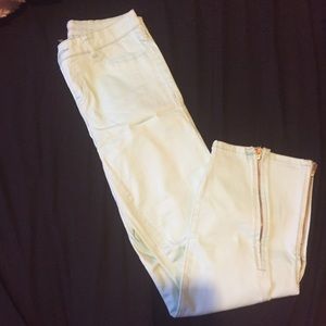 Mint skinny jeans