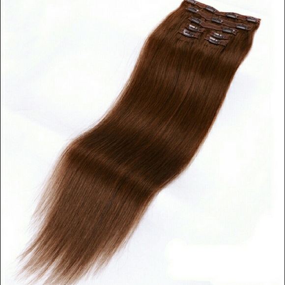 Chocolate Brown 20" Human Hair Extensions