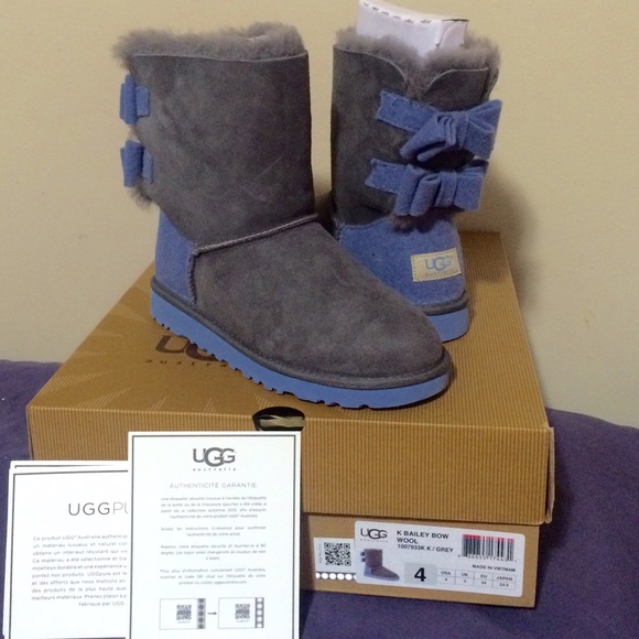 🚫SOLD🚫 NIB UGG WOOL BAILEY BOW BOOTS - Picture 1 of 3