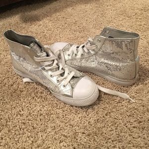 Sparkly high tops