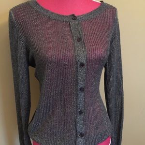 Express shimmer cardigan
