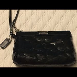 Black Coach wristlet
