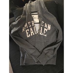 Men's American eagle zip up hoodie