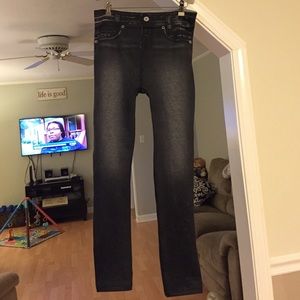 Black pajama jeggings