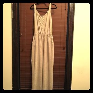 Linen maxi dress