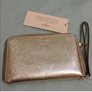 Kate Spade Rose Zipper Wallet