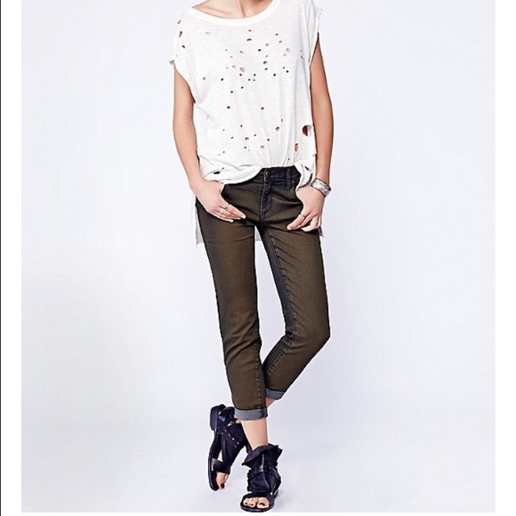 Free People skinny crop