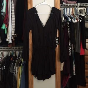 Black Express Romper