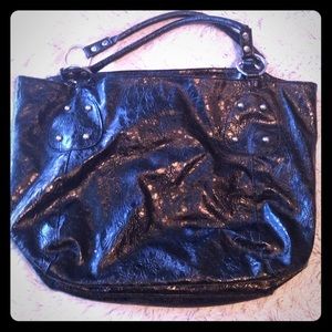 Charlotte Russe polyvor animal print shoulder bag