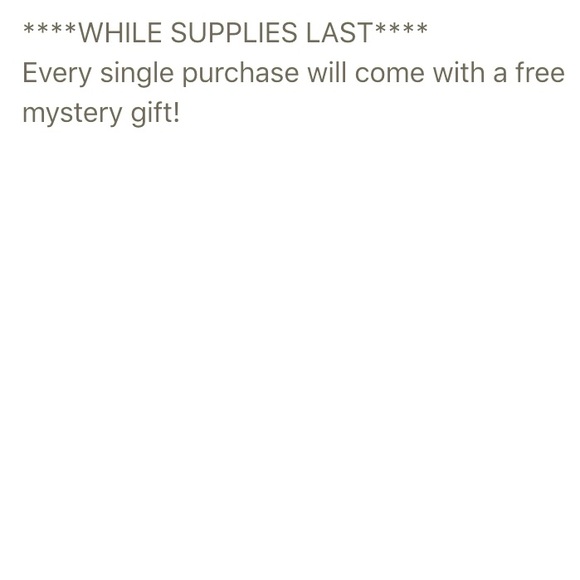 Free mystery gift with every single purchase!!
