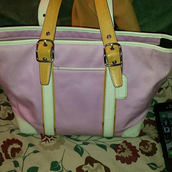 Coach bag and matching shoes