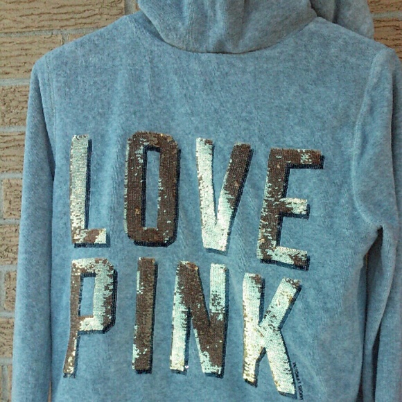 LAST CHANCE Gold Sequenced PINK by VS Sweatshirt