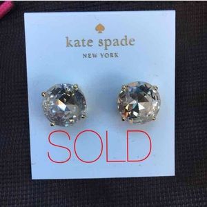 NWT Kate Spade large gumdrop earrings