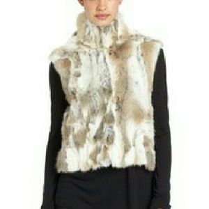 Rabbit fur vest