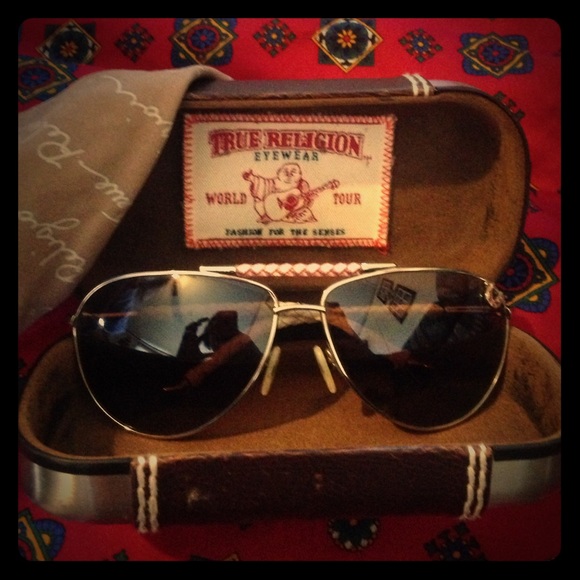 True religion over sized aviators