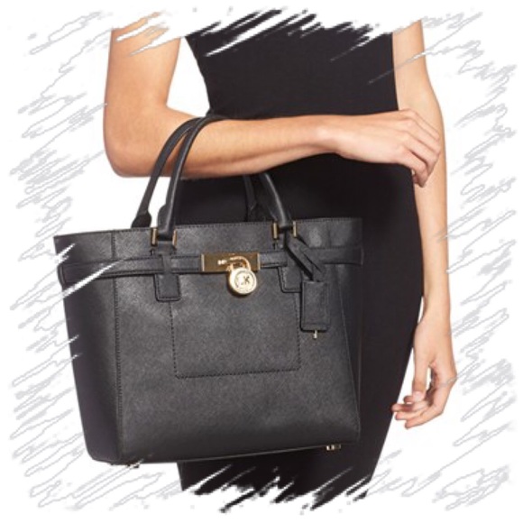 Michael Kors Large Hamilton Saffiano Leather Tote - Picture 2 of 4