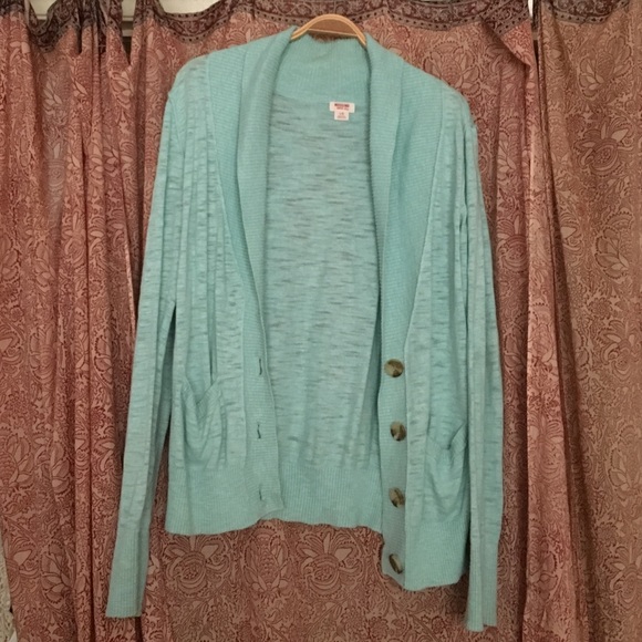 Turquoise cardigan